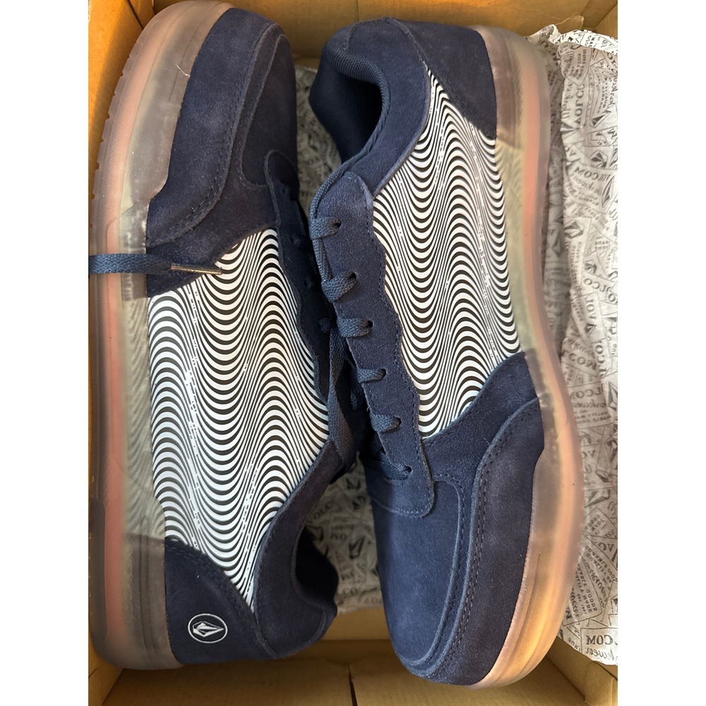 Volcom Workwear VM30358 Mens 14W Composite Toe Work Shoes Navy NWB